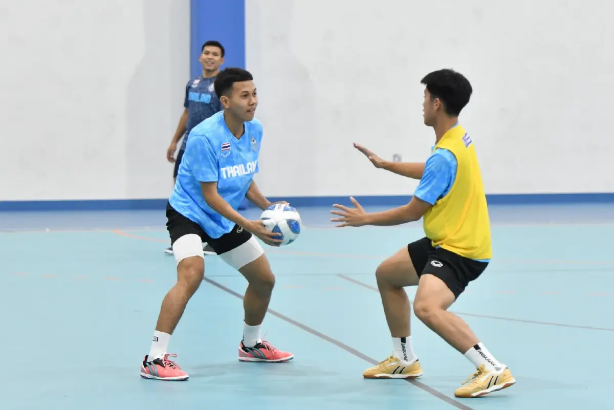 LIVE ถ่ายทอดสดฟุตซอล U16 'ไทย พบ ซาอุฯ' ดูบอลสด Asian Youth Games 2025