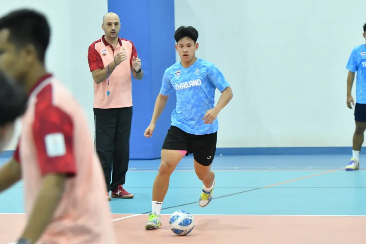 LIVE ถ่ายทอดสดฟุตซอล U16 'ไทย พบ ซาอุฯ' ดูบอลสด Asian Youth Games 2025