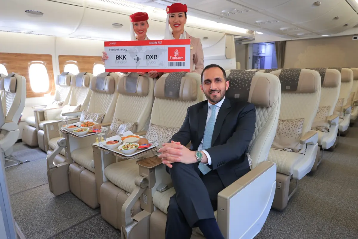 ‘เอมิเรตส์’ เปิดตัวห้องโดยสาร Premium Economy บนเครื่องบินแอร์บัส A380 โฉมใหม่