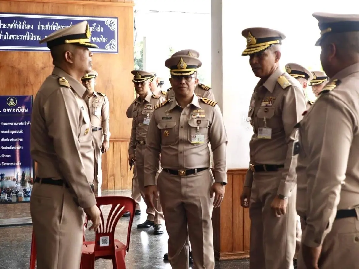 เจ้ากรม ยศ.ทร. ตรวจเยี่ยมศูนย์ฝึกทหารใหม่ ดูความพร้อมปฏิบัติงาน