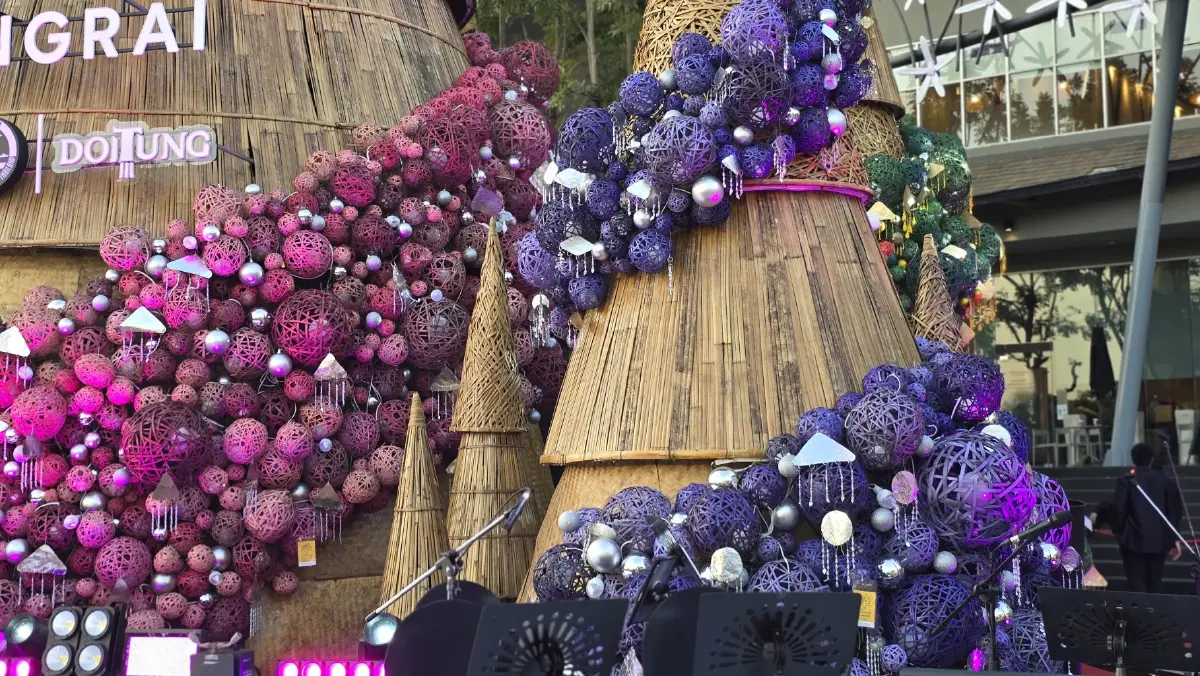 เปิดไฟ ‘ต้นคริสต์มาสหมอกพันวา’ เทศกาลสีสันกาสะลอง 2025 เทิดพระเกียรติ 'สมเด็จพระพันปีหลวง'