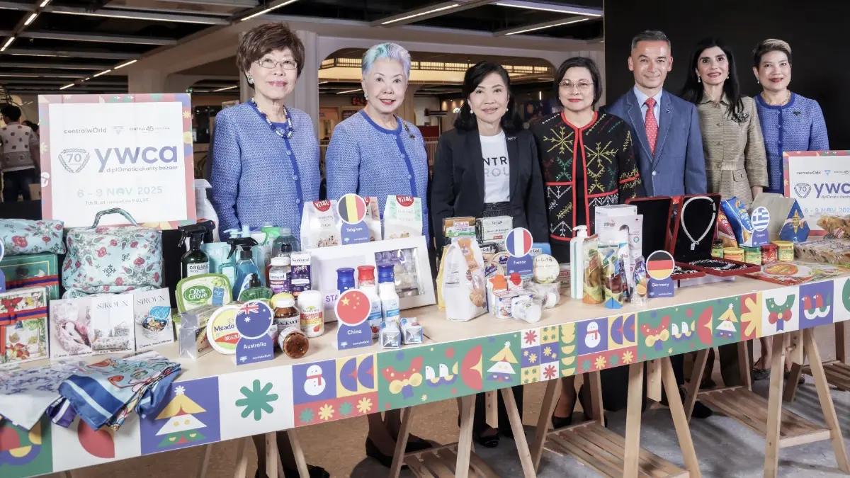 YWCA คณะภริยาทูต สืบสานพระพันปีหลวง จัดงาน \'70th YWCA diplOmatic Charity Bazaar\'