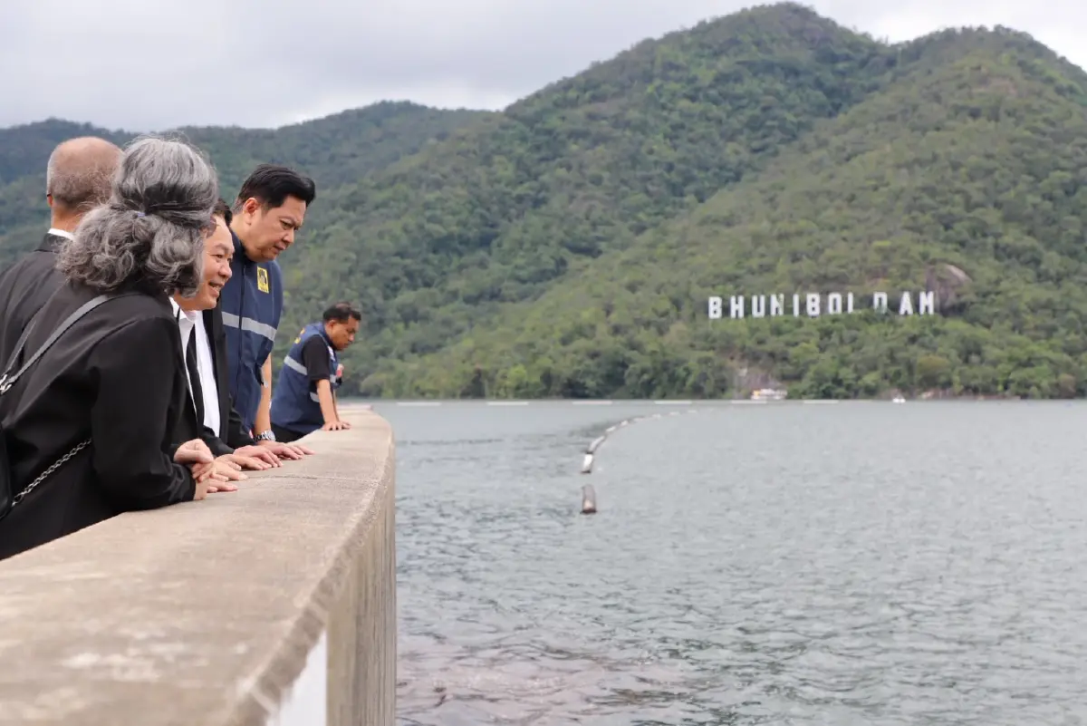 'เขื่อนภูมิพล' วันนี้ปริมาณน้ำ 98% ของความจุ รุดตรวจรับพายุคัลแมกี