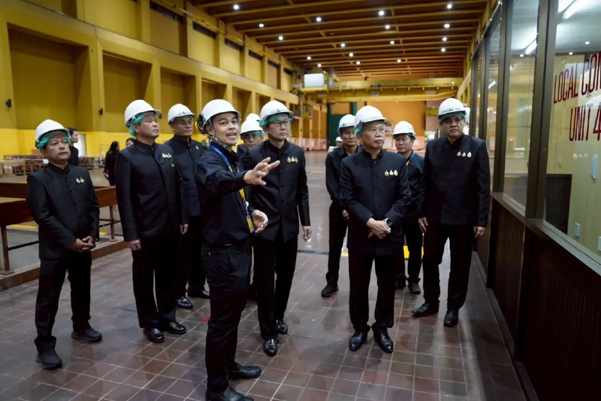 'รมว.อรรถพล' ติดตามแผนการปรับปรุงโรงไฟฟ้าพลังน้ำเขื่อนสิริกิติ์