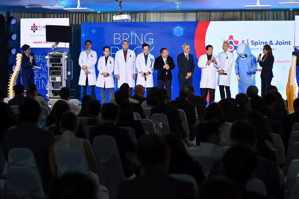 MEDEZE ร่วมแสดงความยินดีในพิธีเปิดโรงพยาบาลเอส สไปน์ แอนด์ จอยท์