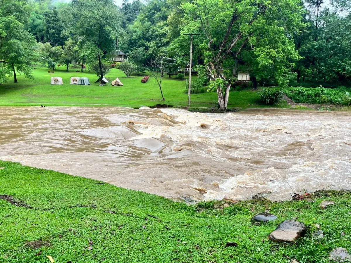 ฝนตกหนัก น้ำป่าไหลหลาก สั่งปิด \'ห้วยขาแข้ง\' ชั่วคราว ตั้งแต่วันที่ 4 พ.ย. 68