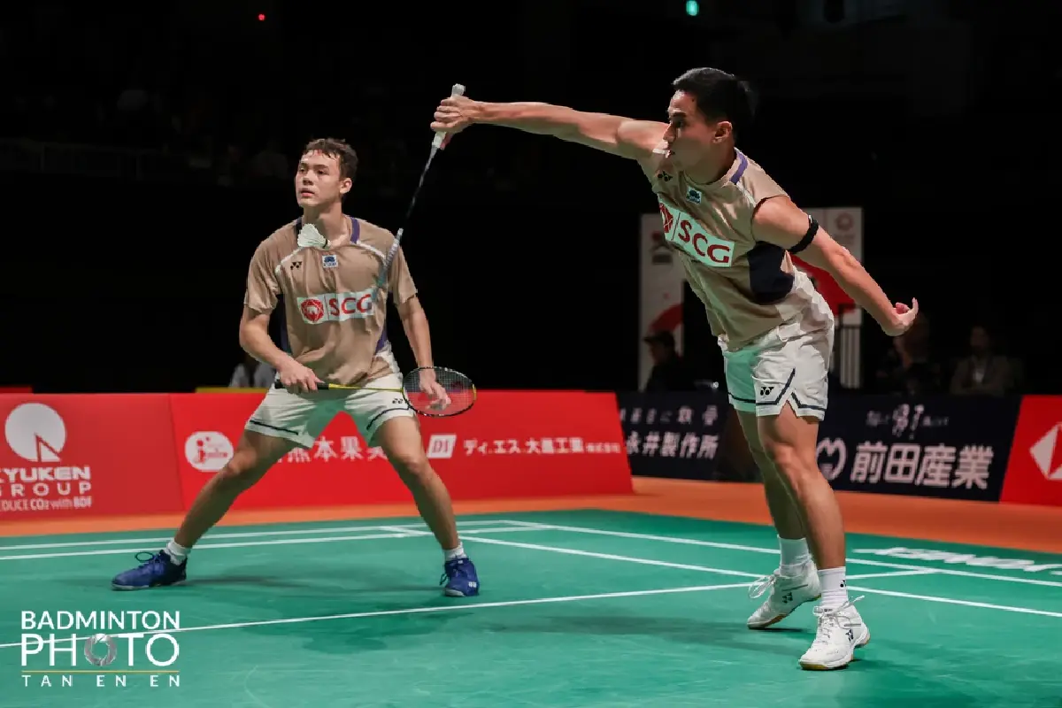 ดูแบดมินตันสด บาส-ลูคัส ทีมชาติไทย พบ ญี่ปุ่น ศึก Japan Masters 2025