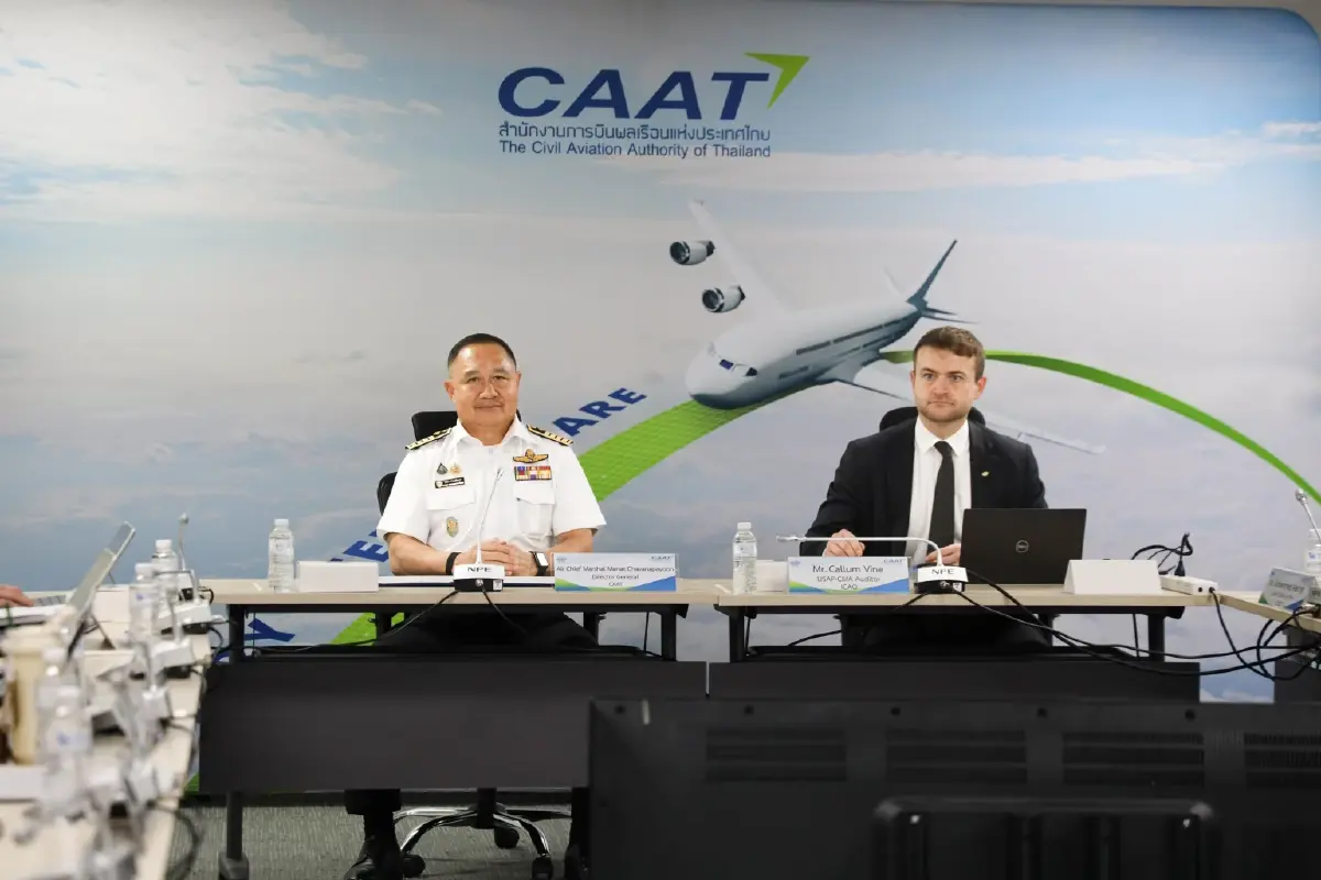 กพท. เผยผลตรวจ USAP ชี้มาตรฐานการบินของไทยมีประสิทธิภาพ