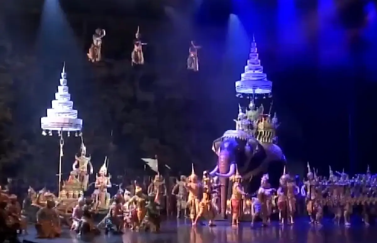 สัตยาพาลี โขนมูลนิธิส่งเสริมศิลปาชีพฯ น้ำคำพาลี น้ำตาผู้ชม