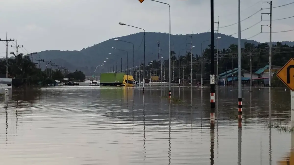 น้ำท่วมสงขลา น้ำเริ่มลดแล้ว พิกัดล่าสุด อำเภอจะนะ จุดไหนยังวิกฤต