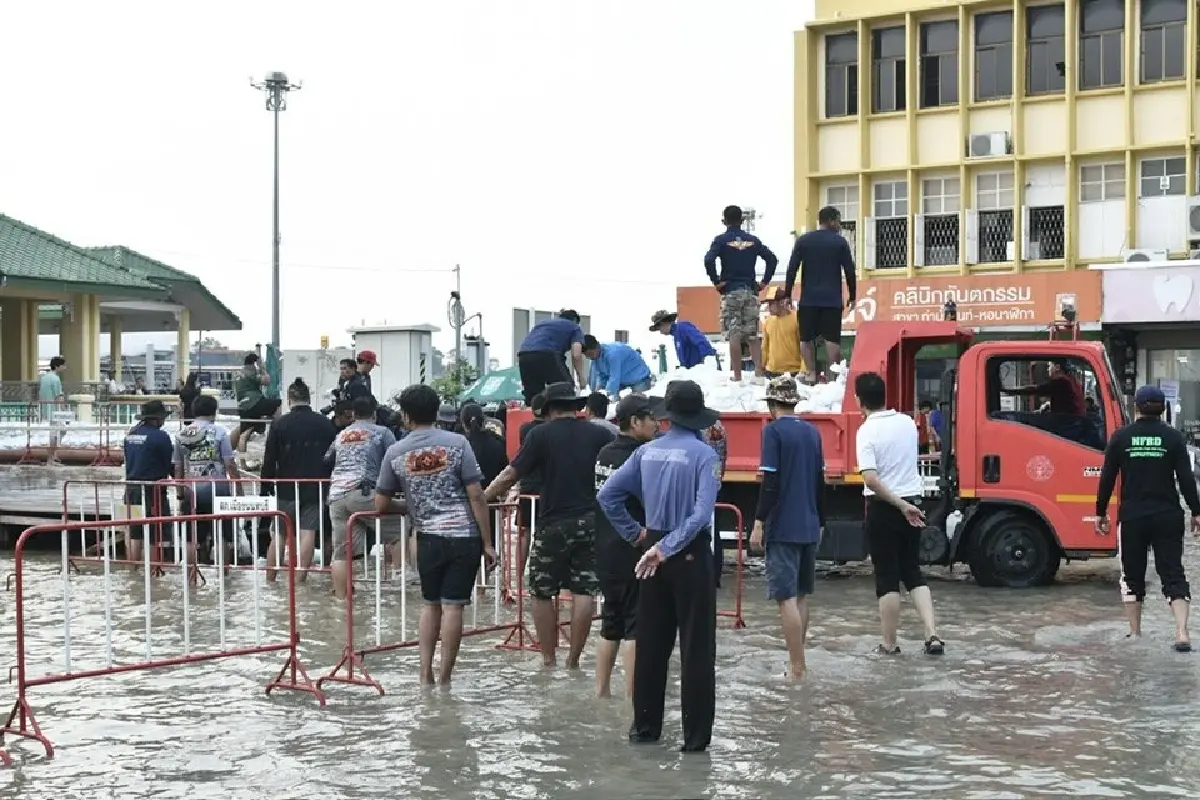 เร่งเสริมเขื่อนท่าน้ำนนท์ สู้เจ้าพระยา 'น้ำขึ้น' ป้องกันน้ำท่วม