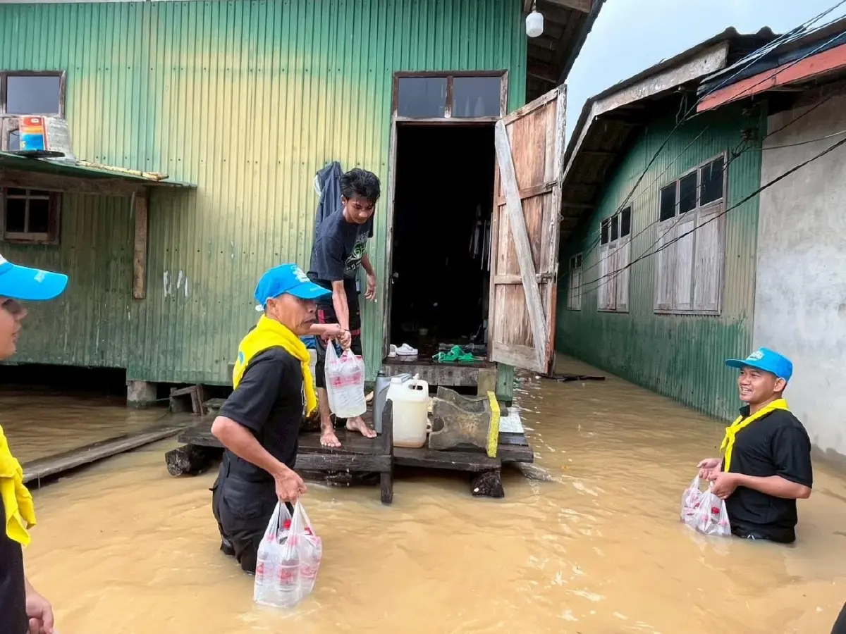 น้ำท่วมยะลา น้ำลดไม่ทันไร 'ฝนถล่มซ้ำ' มวลน้ำจ่อพื้นที่เศรษฐกิจ