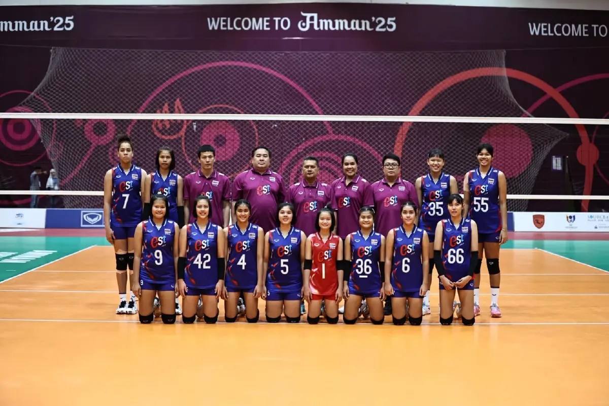 ถ่ายทอดสดวอลเลย์บอลหญิง \'ทีมชาติไทย พบ ไต้หวัน’ U16 ชิงแชมป์เอเชีย 2025