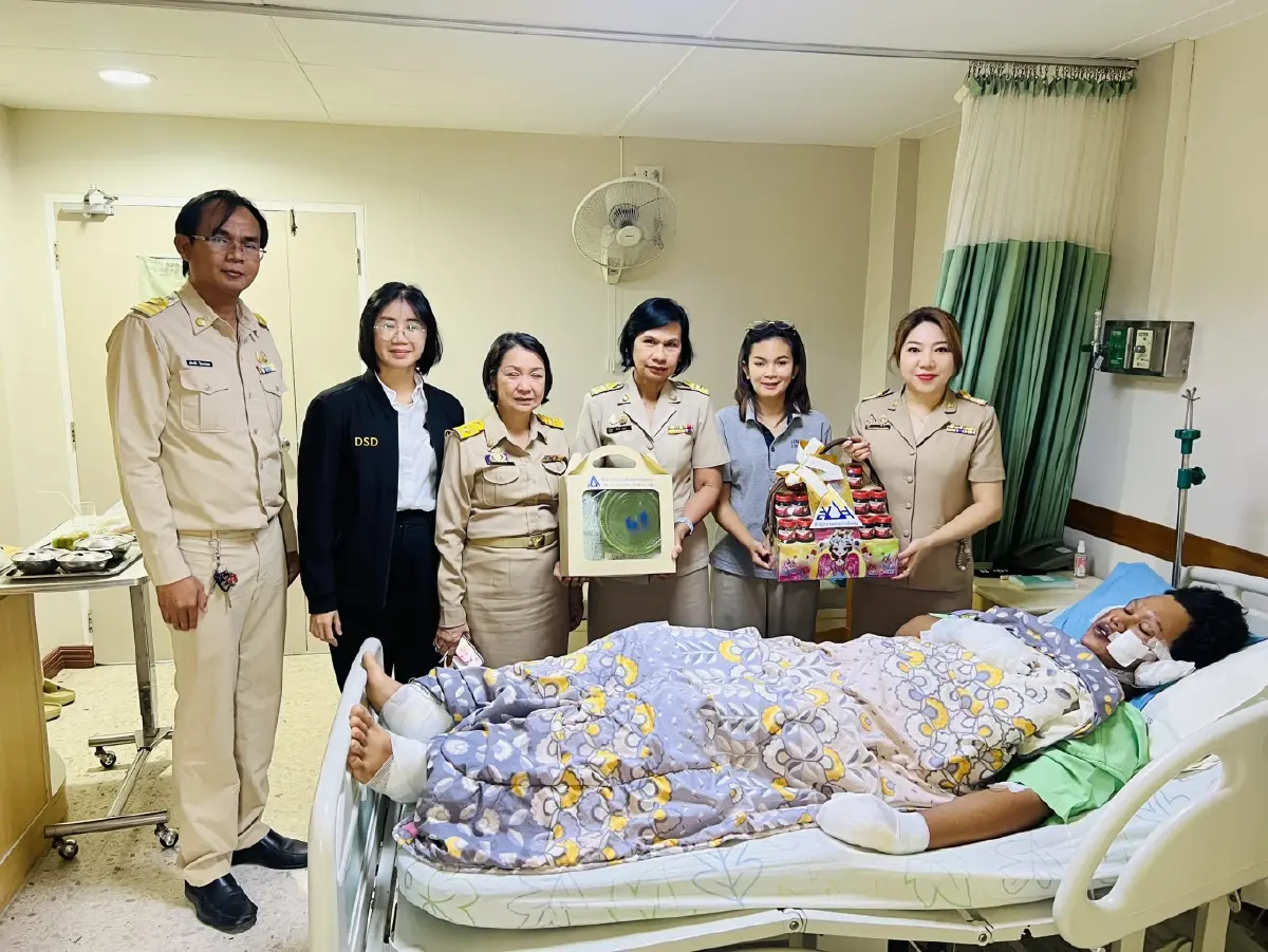 แรงงาน สั่งประกันสังคมดูแล 3 ลูกจ้างบาดเจ็บจากเพลิงไหม้ จ.อ่างทอง