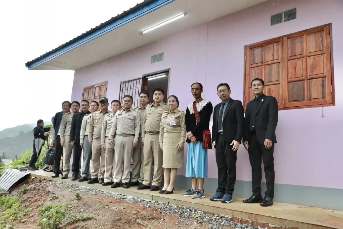 กปร.-ภาคีเครือข่าย สร้างบ้านให้ราษฎรประสบภัยดินโคลนถล่ม