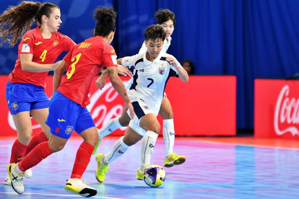 ฟุตซอลหญิงไทย พ่าย สเปน 2-5 ประเดิมนัดแรก ฟุตซอลหญิงชิงแชมป์โลก 2025