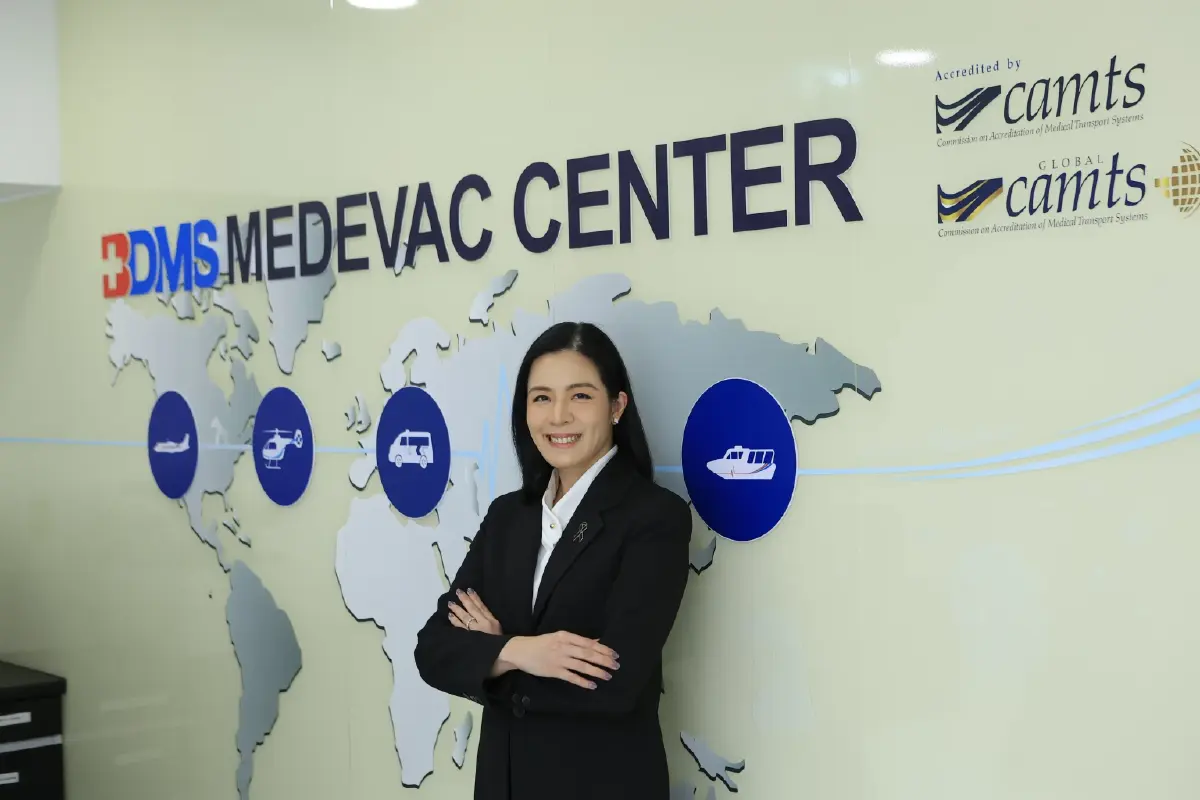 1724 BDMS MEDEVAC Center  เคลื่อนย้ายผู้ป่วย ตัวช่วยยามเจ็บป่วย