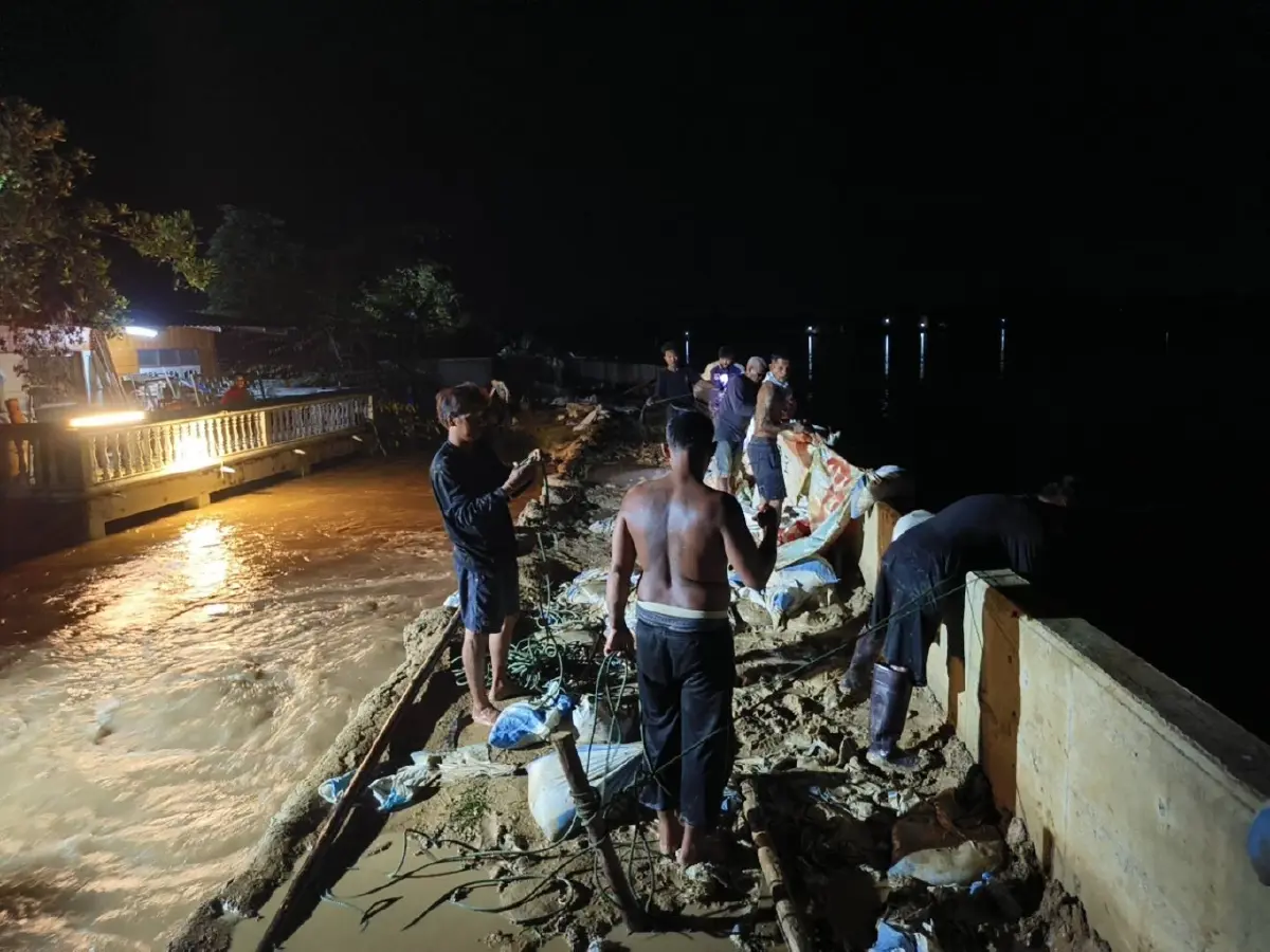 ด่วน สิงห์บุรีวิกฤตหนัก น้ำผุดใต้เขื่อน 'บางแคใน' ส่อน้ำท่วมใหญ่