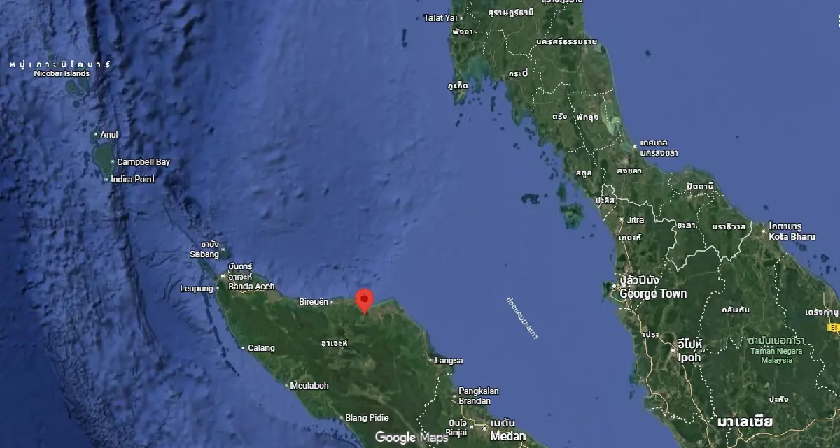 จับตาแผ่นดินไหวล่าสุด จุดศูนย์กลางเกาะสุมาตรา ใกล้ภาคใต้ ภูเก็ต