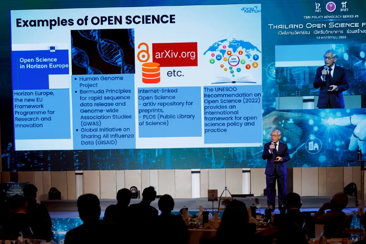 สกสว. ขับเคลื่อน Thailand Open Science for ALL เปิดโลกนวัตกรรม