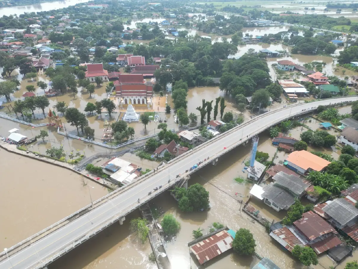 อัปเดตสถานการณ์น้ำท่วม สิงห์บุรี ล่าสุด ท่วมกว่า 640 ครัวเรือน