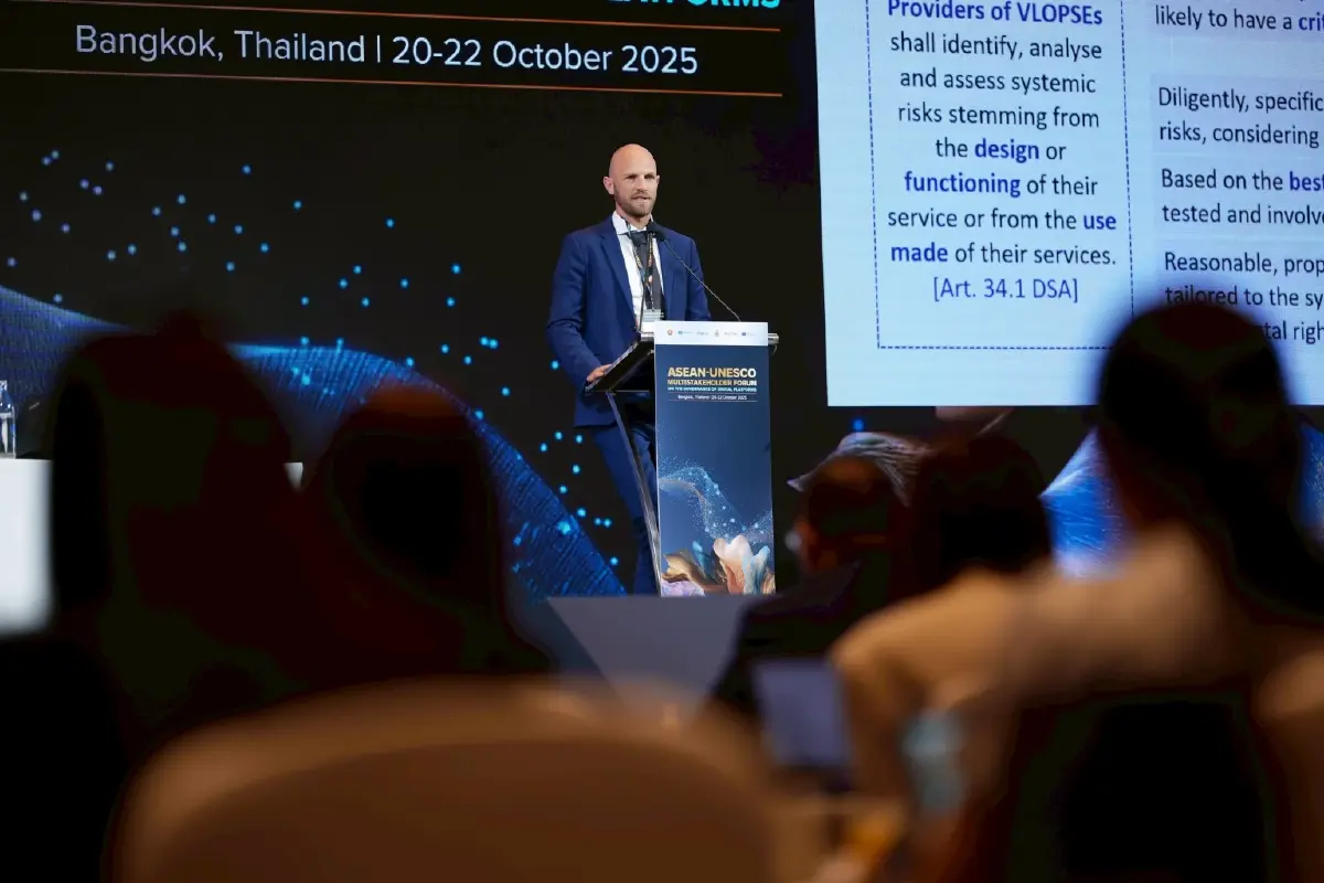 ถอดบทเรียน “ASEAN–UNESCO Forum” สู่ธรรมาภิบาลแพลตฟอร์มดิจิทัลอาเซียน