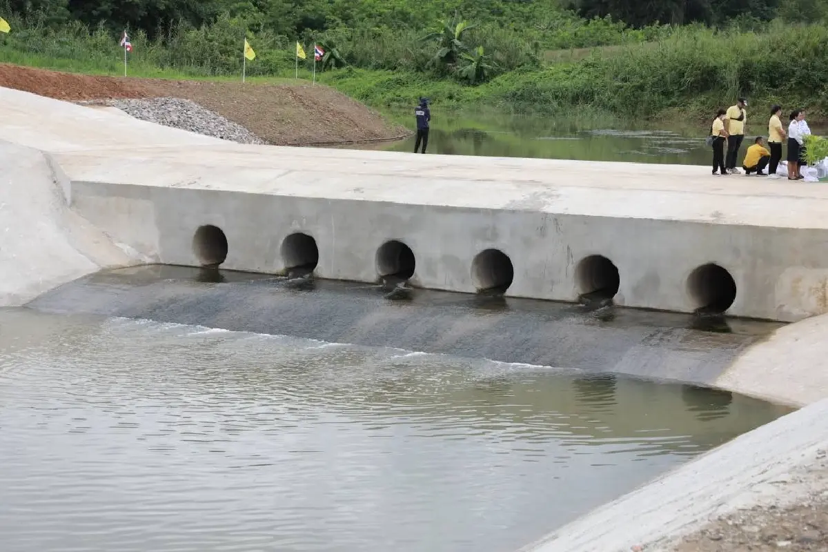 \'อ่างเก็บน้ำห้วยผาก\' พระราชดำริ คลายวิกฤติแล้ง เติมน้ำพื้นที่เกษตรกว่า 4,000 ไร่