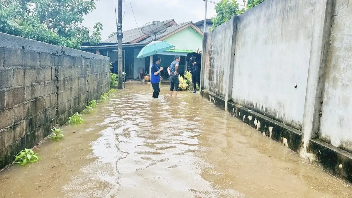 ปภ. เตือนภัยสูงสุด! น้ำท่วมพัทลุง ฝนตกหนัก สั่งปิดโรงเรียน 17 แห่ง