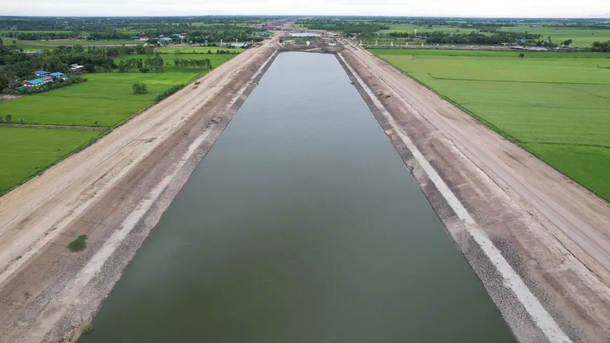 คลองระบายน้ำหลาก 'บางบาล-บางไทร' ทางน้ำสายใหม่ พลิกชีวิตริมน้ำชาวกรุงเก่า