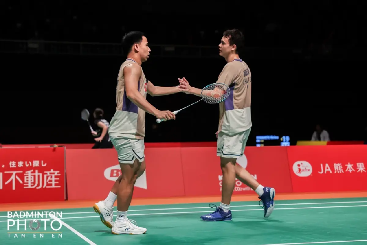 ดูแบดมินตันสด บาส-ลูคัส ทีมชาติไทย พบ ญี่ปุ่น ศึก Japan Masters 2025