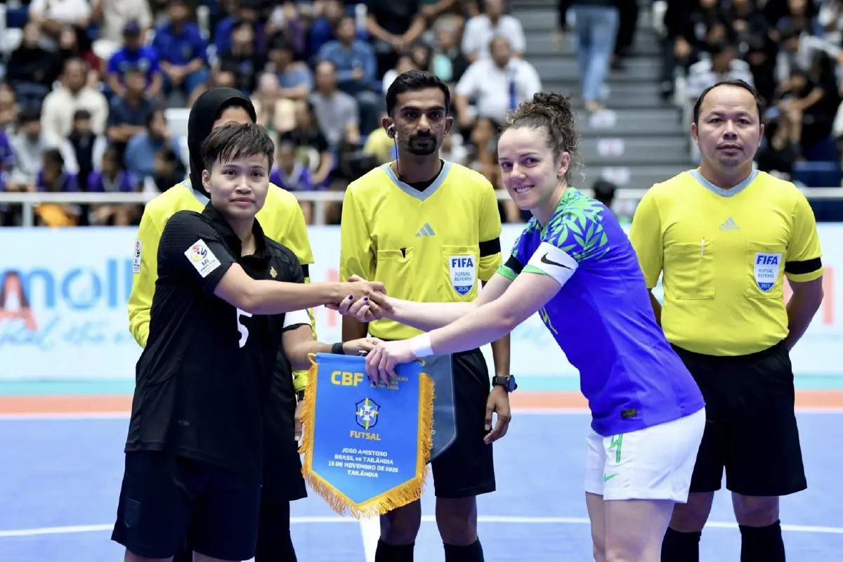 ฟุตซอลหญิงไทย พ่าย บราซิล จบรองแชมป์ SAT Women’s Futsal Championship 2025