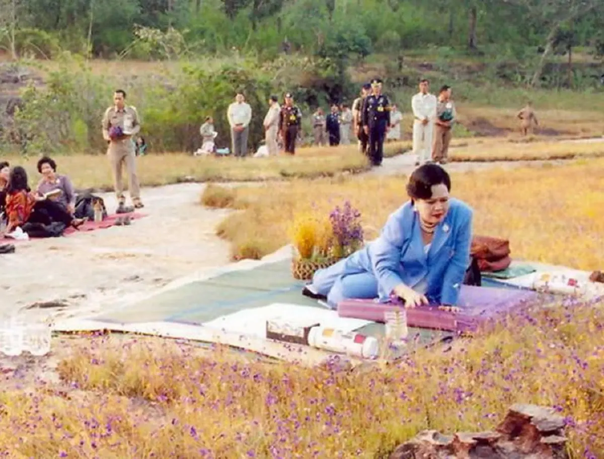 ลายแทง...ดูดอกไม้นามพระราชทาน 'สมเด็จพระพันปีหลวง'