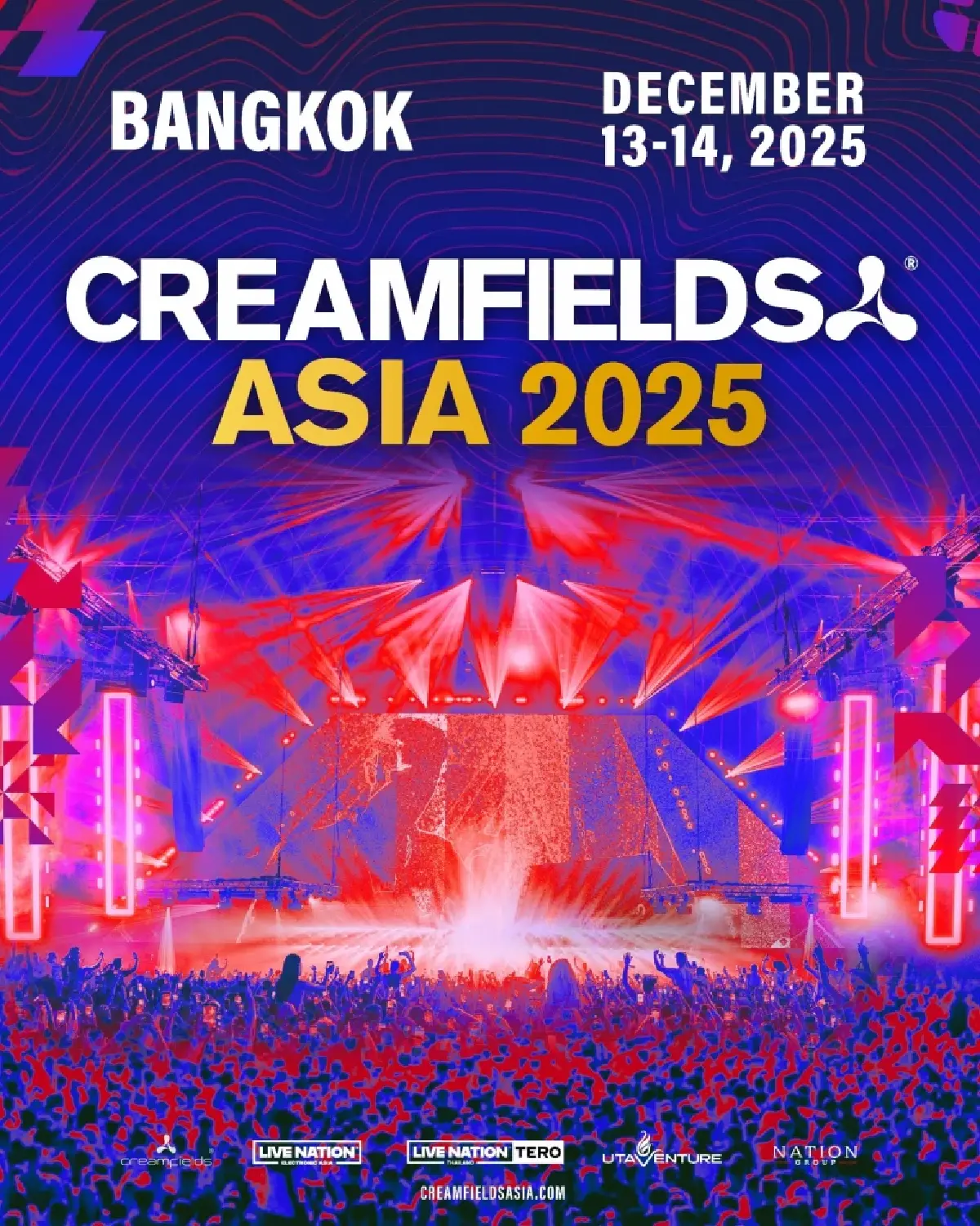 CALVIN HARRIS – SKRILLEX เขย่าเวที Creamfields Asia 2025 ในไทย