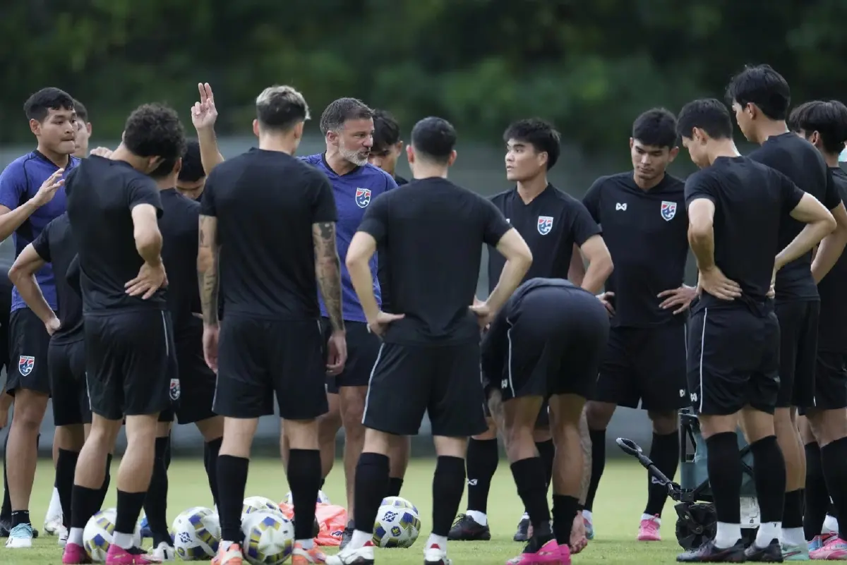 ถ่ายทอดสด 'ศรีลังกา พบ ไทย' ดูบอลสด นัดสำคัญ คัดฯ เอเชียน คัพ 2027