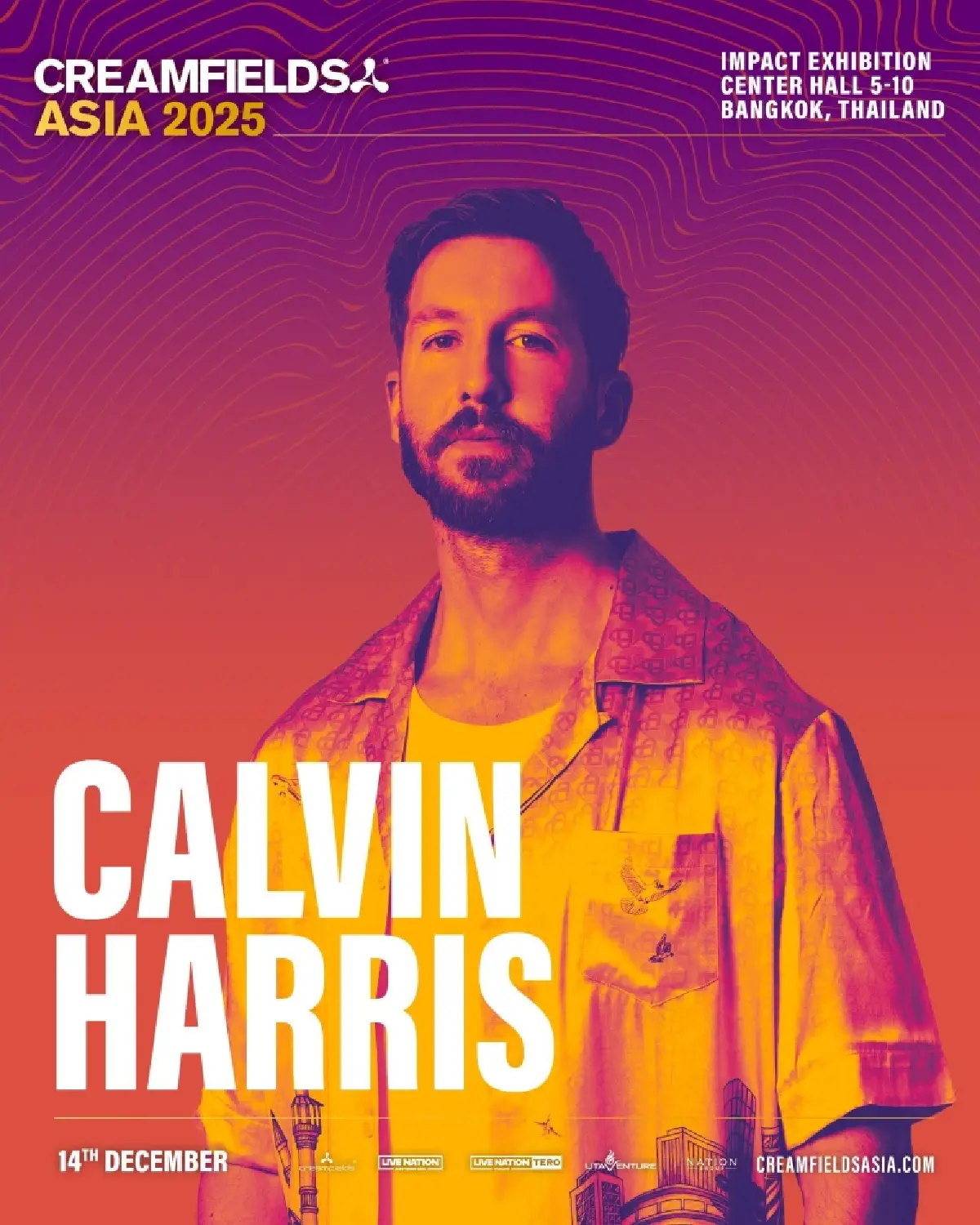 CALVIN HARRIS – SKRILLEX เขย่าเวที Creamfields Asia 2025 ในไทย