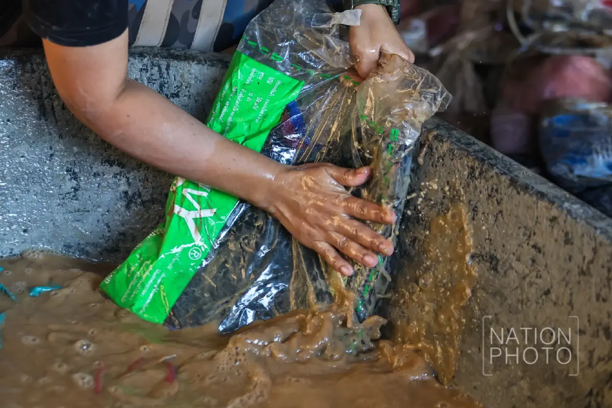 น้ำท่วมคลี่คลาย พ่อค้า-แม่ค้าหาดใหญ่ ขนสินค้าน้ำท่วม ขายราคาถูก