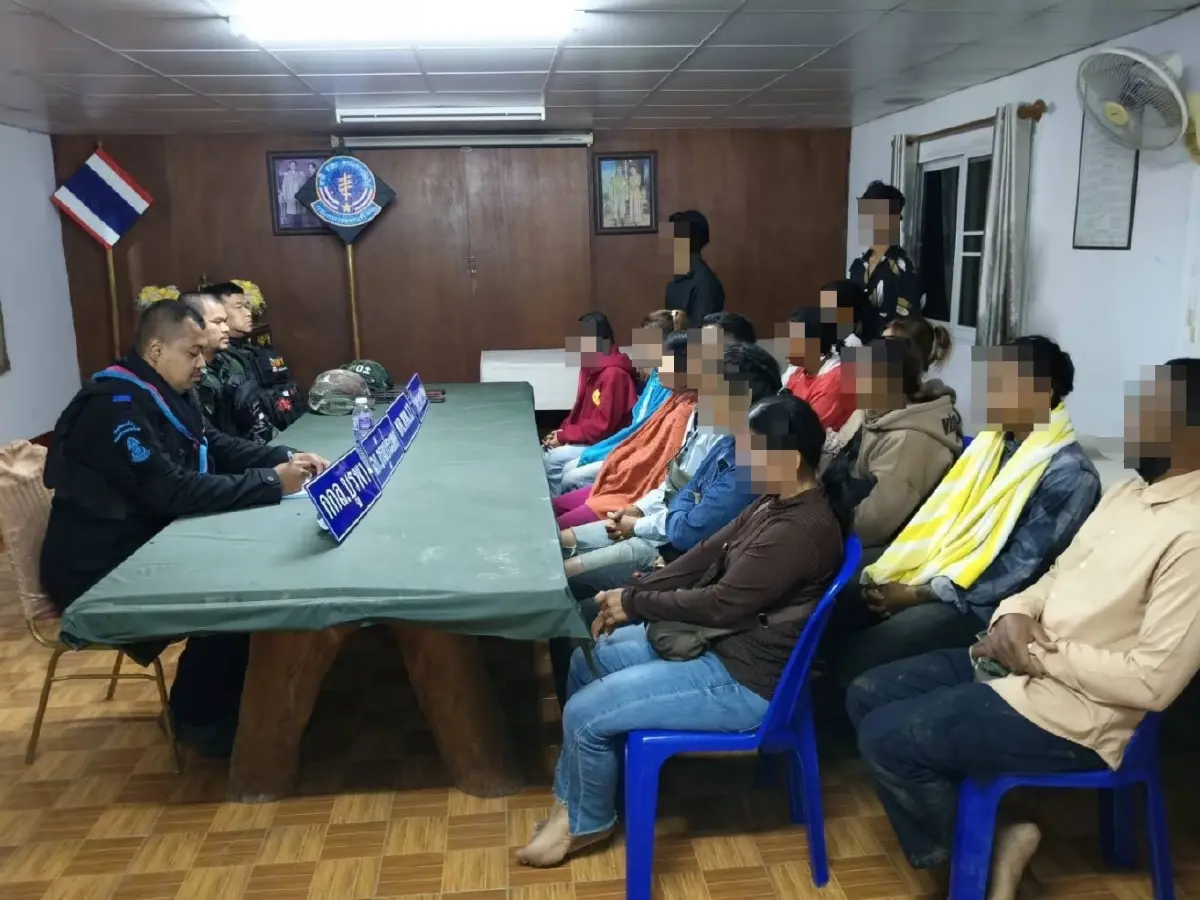 ทหารจับอีก 14 ชาวกัมพูชา ลักลอบข้ามแดนเข้าไทย อ้างอยู่เขมรไม่มีงานทำ