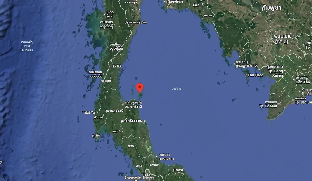 ไทยแผ่นดินไหววันนี้ เขย่าเกาะสมุย ขนาด 2.4 รู้สึกบ้านสั่นสะเทือน