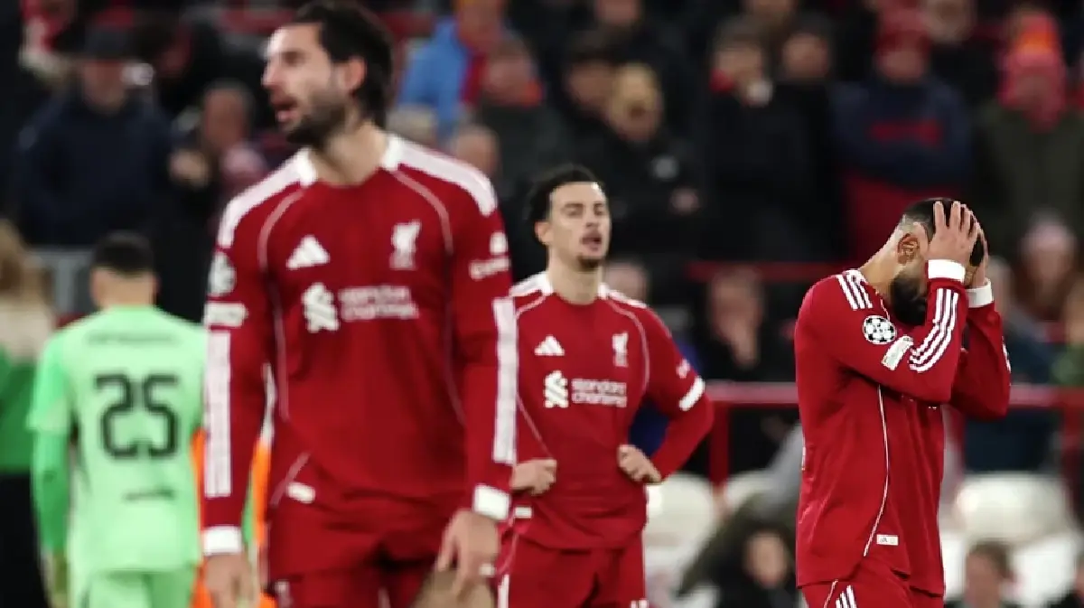 ช็อกแอนฟิลด์ ลิเวอร์พูล แพ้คาบ้าน 1-4 พีเอสวี ดูผลบอล ตารางคะแนน UCL