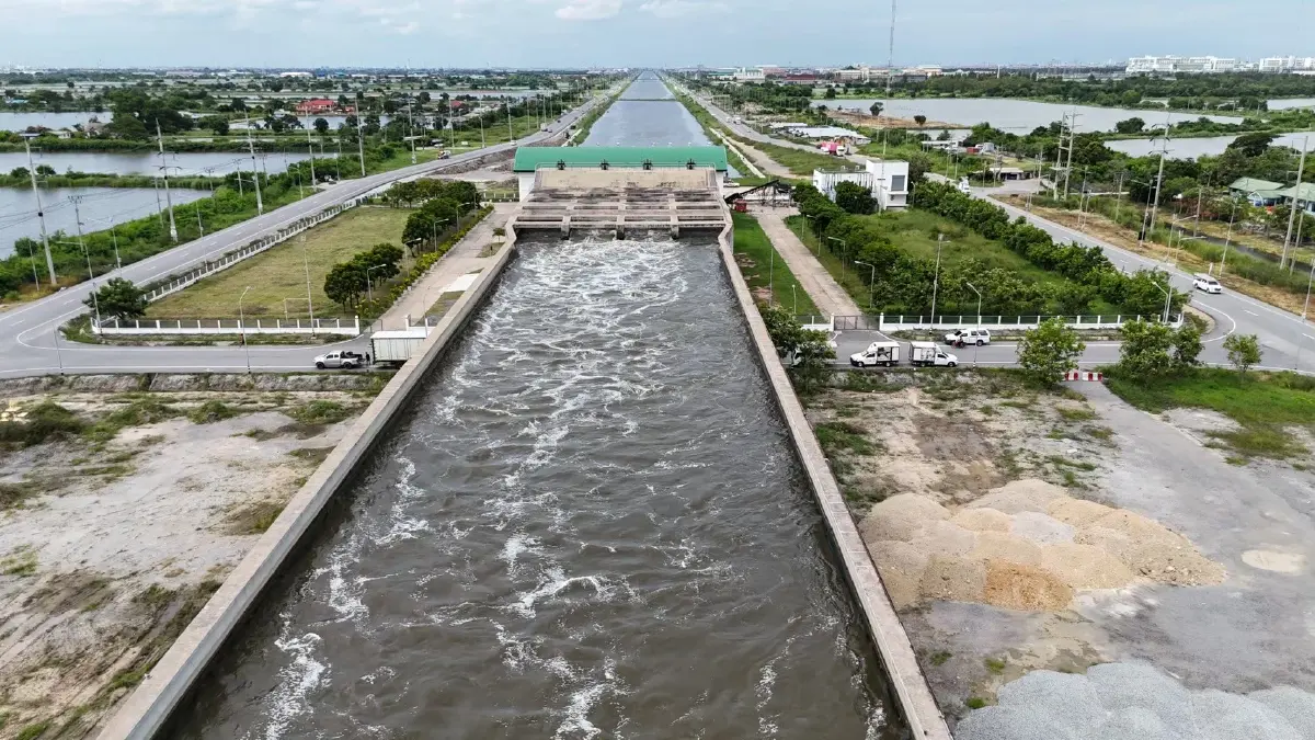 เขื่อนเจ้าพระยา ระบายน้ำ 2,880 ลบ.ม./วินาที น้ำเหนือลดต่อเนื่อง