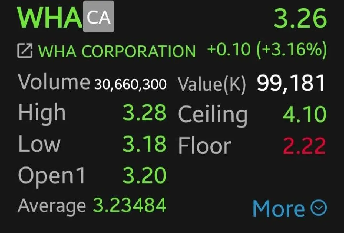 4 หุ้นนิคมฯ กอดคอบวก WHA พุ่งนำกลุ่ม 3.16% โบรกคาดผลงาน Q4 แข็งแกร่ง