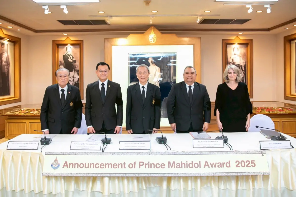 2 นายแพทย์จากอเมริกา คว้ารางวัลสมเด็จเจ้าฟ้ามหิดล ประจำปี 2568