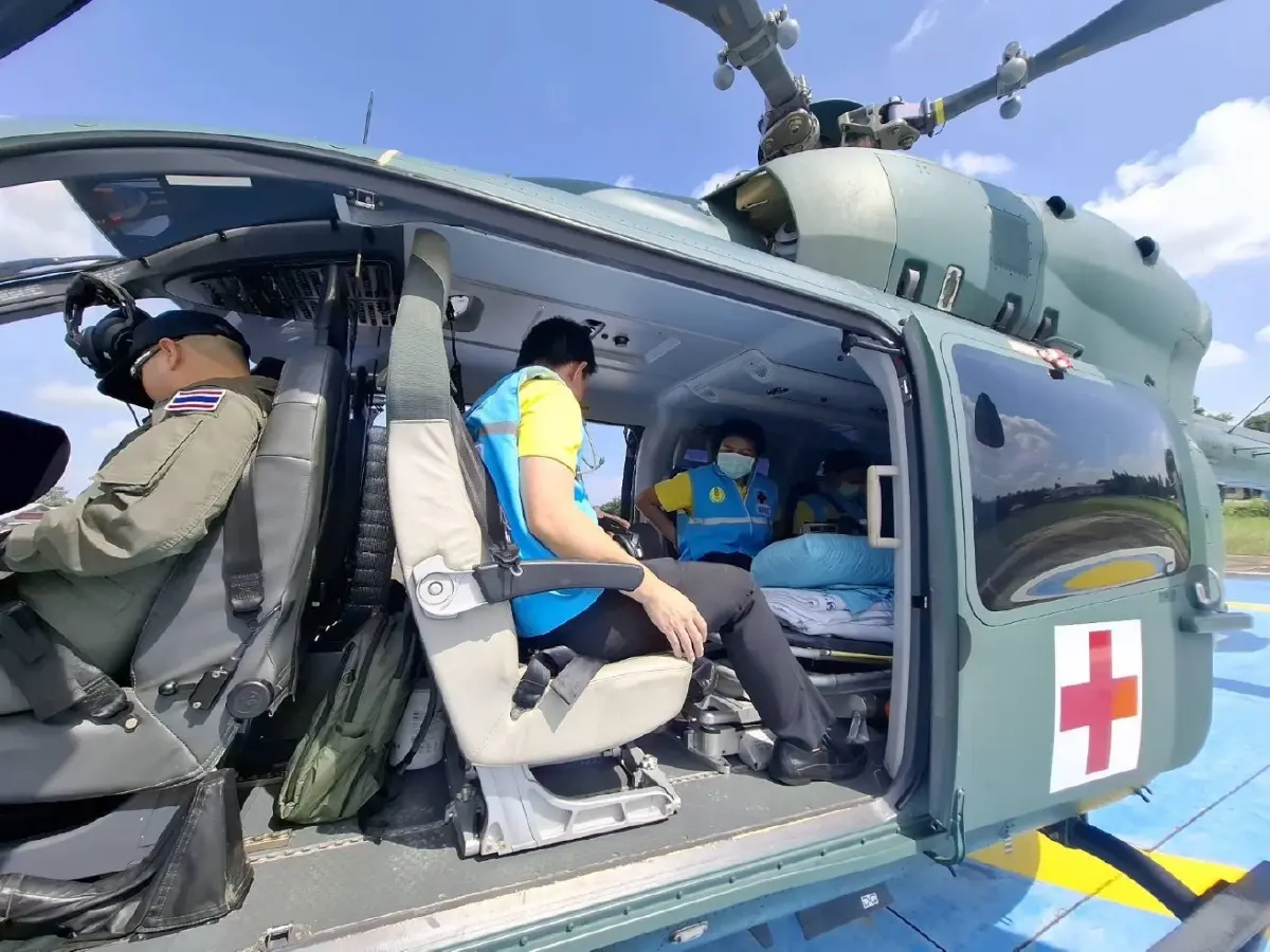 กองทัพภาค 2 สั่งเฮลิคอปเตอร์ ฮ.ท.145 ลุยน้ำท่วมภาคใต้