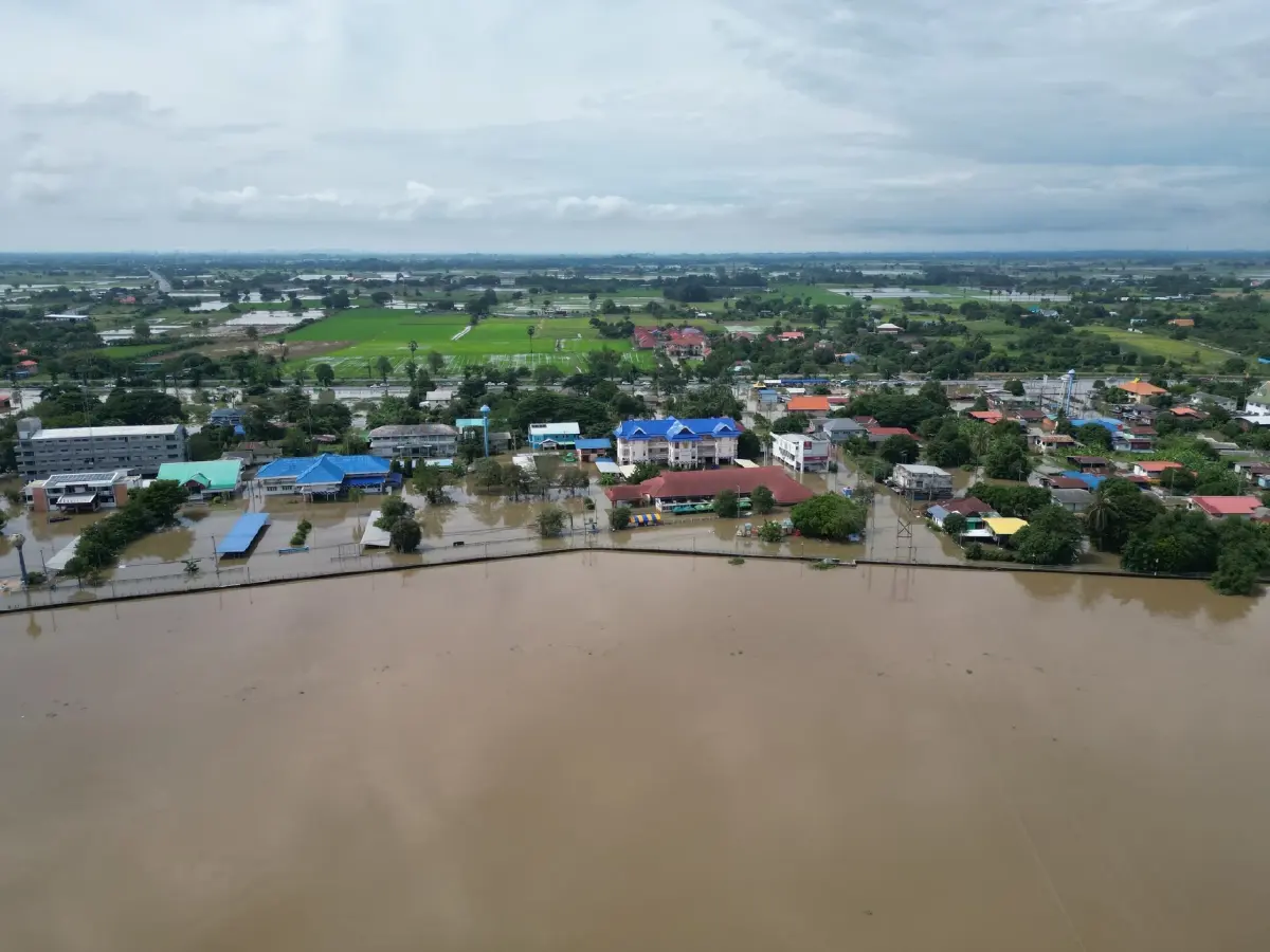 อัปเดตสถานการณ์น้ำท่วม สิงห์บุรี ล่าสุด ท่วมกว่า 640 ครัวเรือน