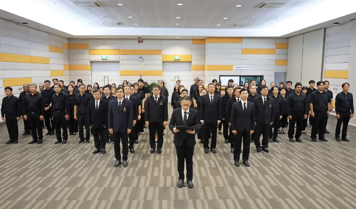 รมว.อรรถพล นำทีมฯ จัดกิจกรรมน้อมถวายความอาลัย สมเด็จพระพันปีหลวง ณ เขื่อนสิริกิติ์