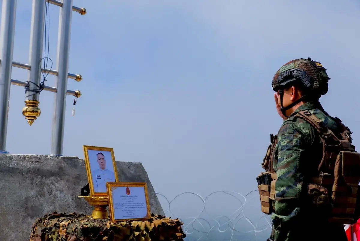 จัดพิธีรำลึกครบ 100 วัน 'ส.ท.ต่อพงษ์' พลีชีพปกป้องภูมะเขือ