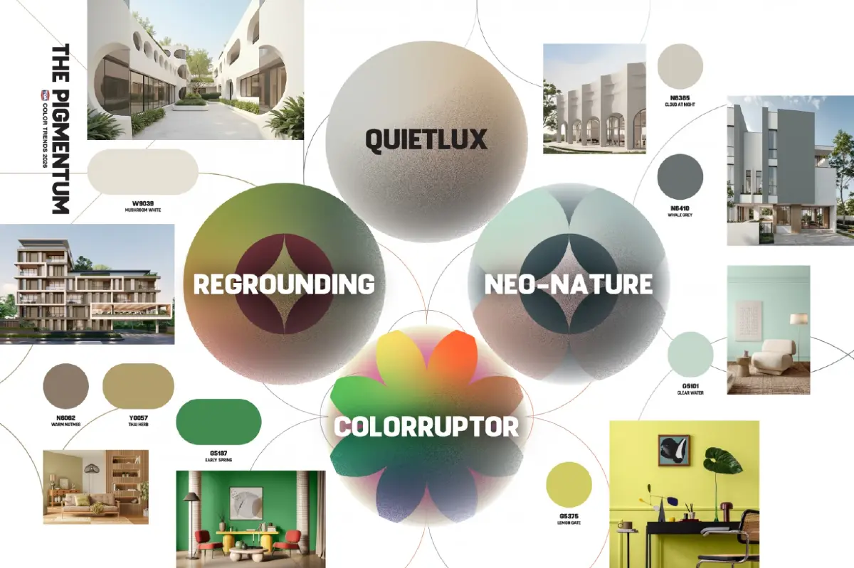 TOA เปิดตัวเทรนด์สี 2026 ‘The Pigmentum’ เมื่อสีสันคือพลังขับเคลื่อนชีวิต