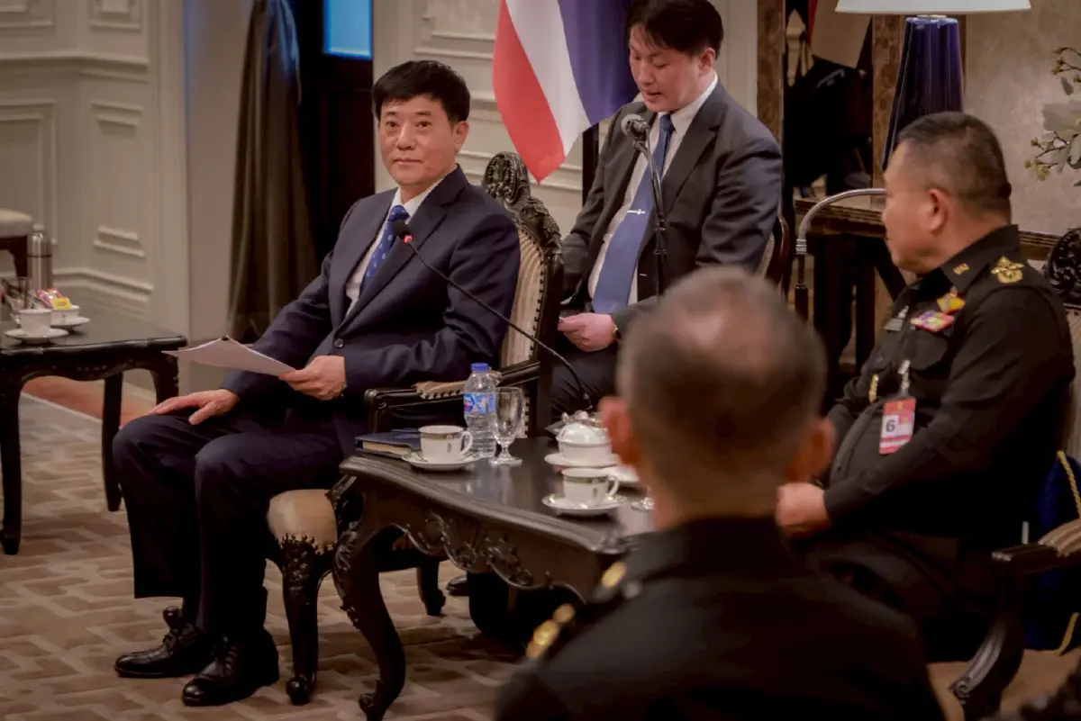 'หลิว จงอี้' บุก ทบ. ชี้ รัฐบาลกัมพูชา เอี่ยวผลประโยชน์สแกมเมอร์หลายมิติ