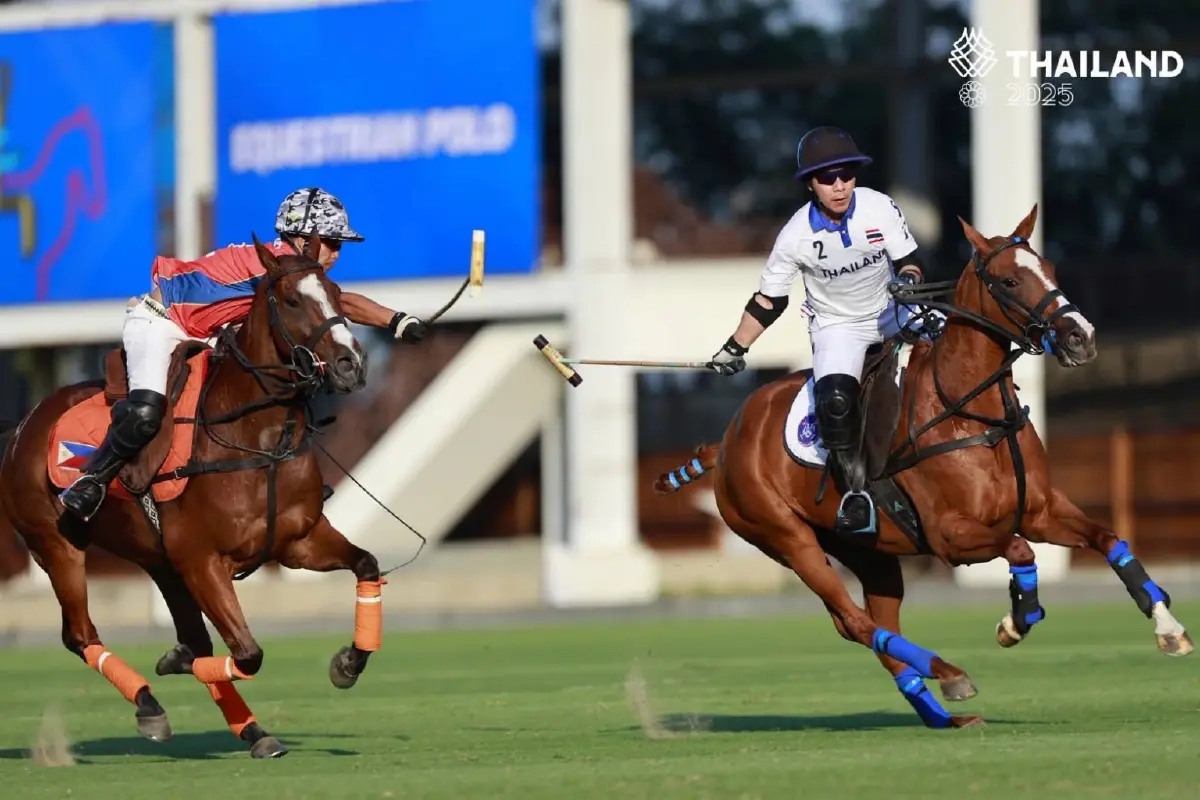 ‘อัยยวัฒน์-อภิเชษฐ์’ แห่ง ‘คิง เพาเวอร์’ นำทีมขี่ม้าโปโลไทย คว้าทองประวัติศาสตร์ เพื่อประเทศและคุณพ่อ ‘เจ้าสัววิชัย’