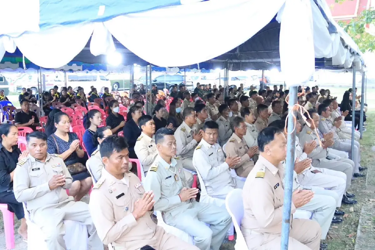 สมเกียรติทหารกล้า จัดพิธีรับศพ เสียชีวิตปกป้องอธิปไตยชายแดนไทย-กัมพูชา